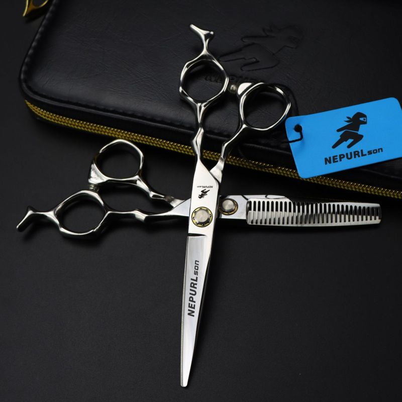 Kéo Cắt Tóc Kích Thước 6.0 Inch Có Răng Cưa Chất Lượng Cao