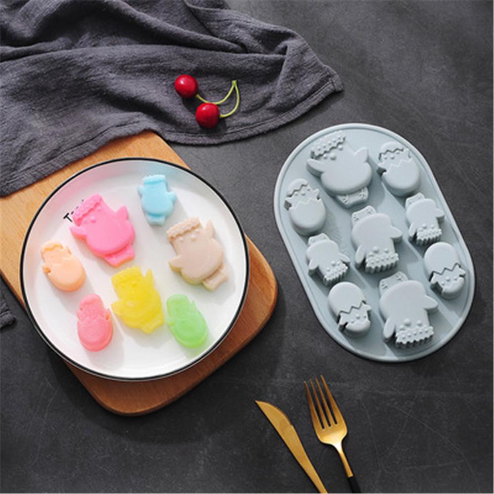 Khuôn Silicone Tạo Hình Làm Bánh Kẹo Hình Thỏ Phục Sinh
