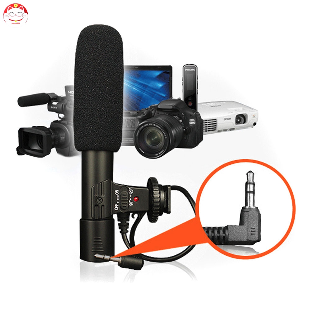 Micro Mở Rộng Jack 3.5mm Cho Máy Ảnh Canon Nikon Dslr Camera Dv