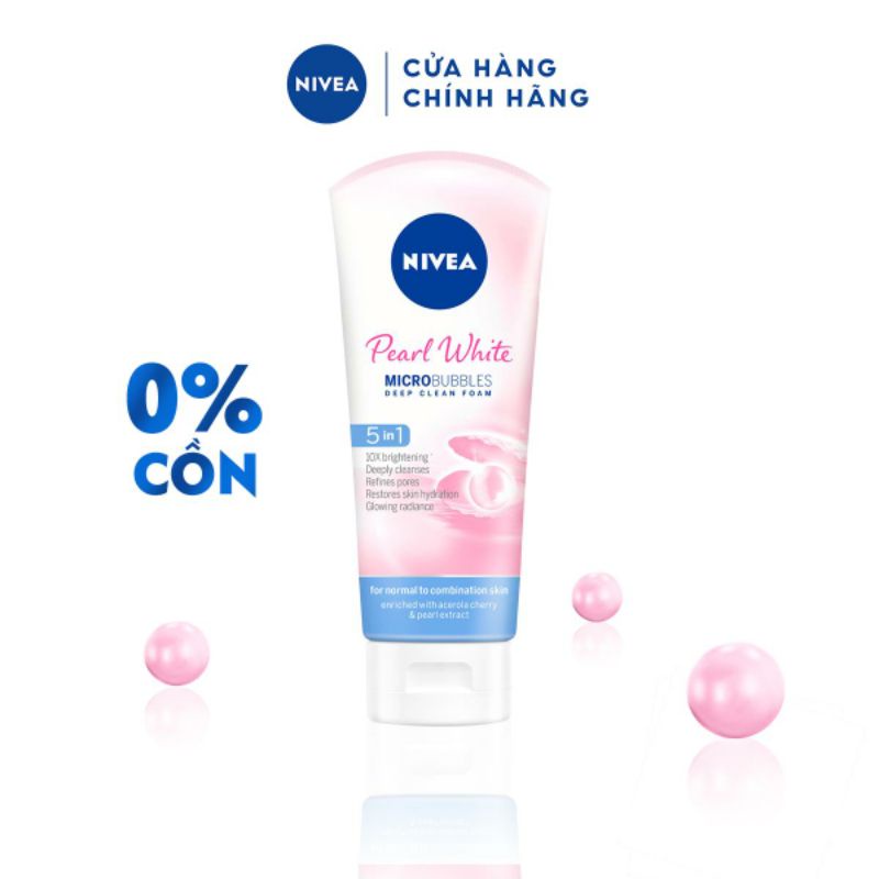Sữa Rửa Mặt NIVEA Sáng Da Sạch Nhờn- Ngừa Mụn- Trắng Da