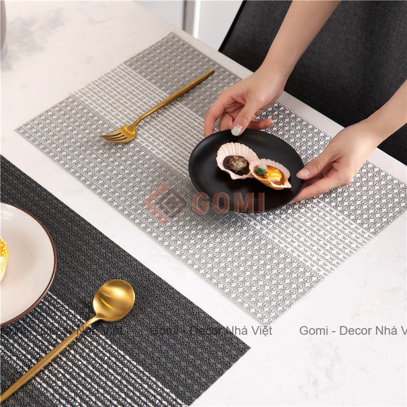 Tấm Lót Bàn Ăn Cao Cấp Trang Trí Bàn Ăn, Nhà Hàng, Màu Sang Trọng Không Thấm Nước | BigBuy360 - bigbuy360.vn