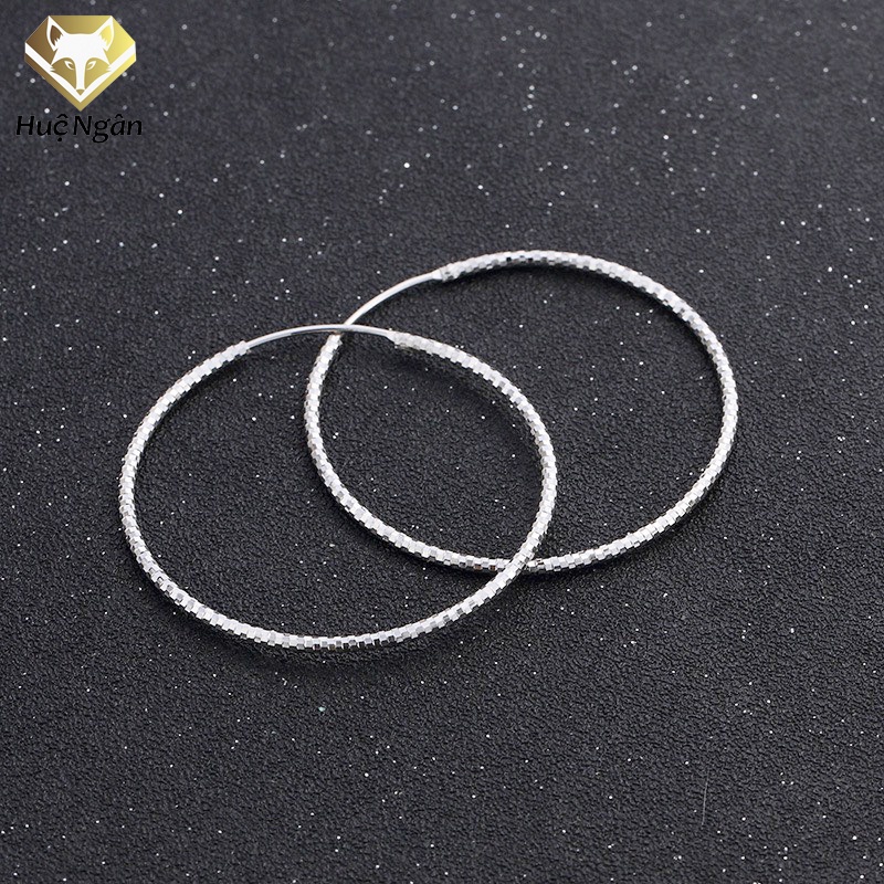 Bông tai bạc Ý 925 Huệ Ngân - khuyên xinh RYE3014101
