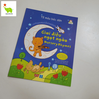Sách - tô màu bóc dán - cho bé từ 2 tuổi