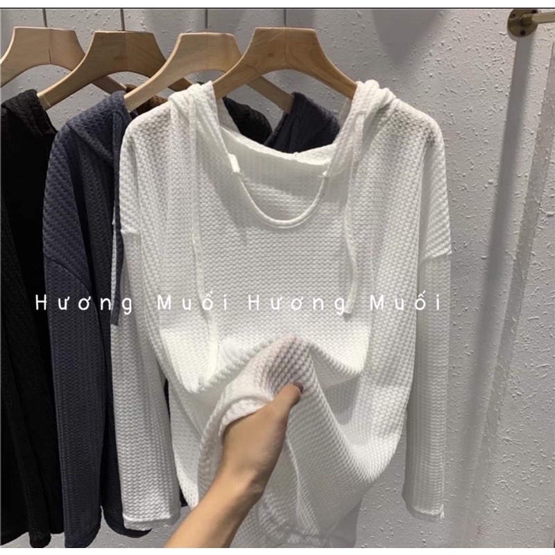 áo len xốp thu đông mũ có dây rút - hang qc loại 1 | BigBuy360 - bigbuy360.vn