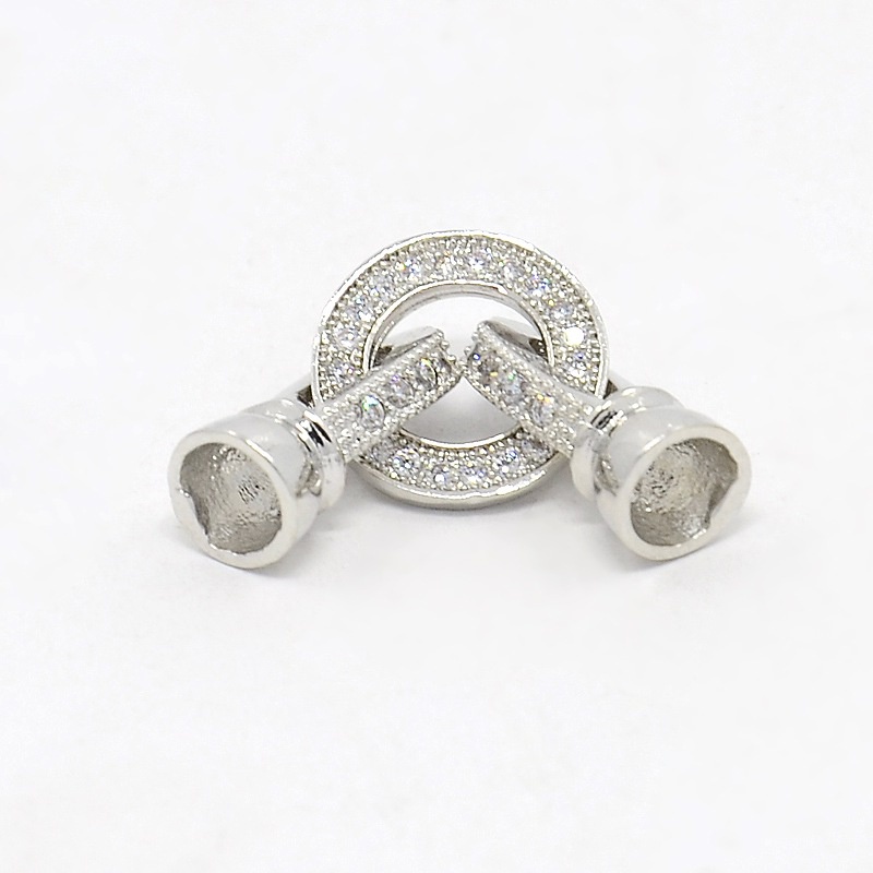 1-2 Móc Cài Bằng Đồng Thau 27x11x7mm: 1mm & 4mm