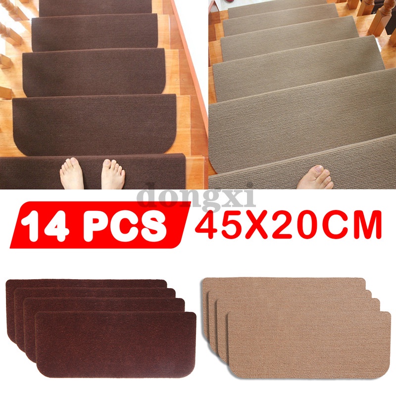 14Pcs Stair Pads miếng thảm dán cầu thang chống trượt