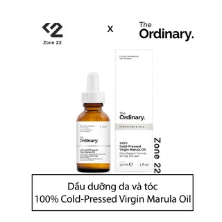 [ZONE 22] Dầu dưỡng da & tóc 100% Cold-Pressed Virgin Marula Oil