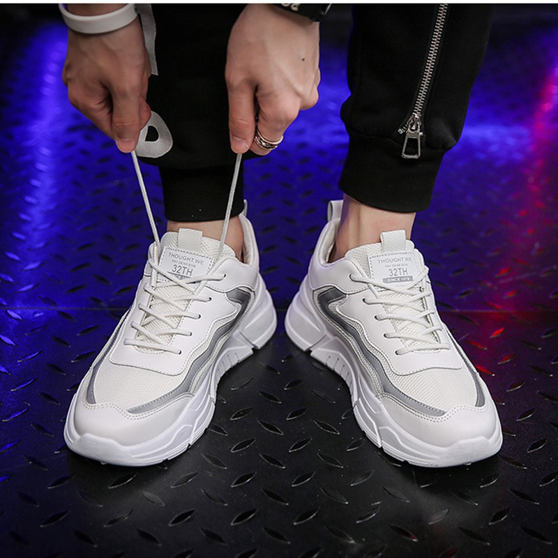 Giày Sneaker Thể Thao Nam Alami GTT02 - Viền Xám | BigBuy360 - bigbuy360.vn