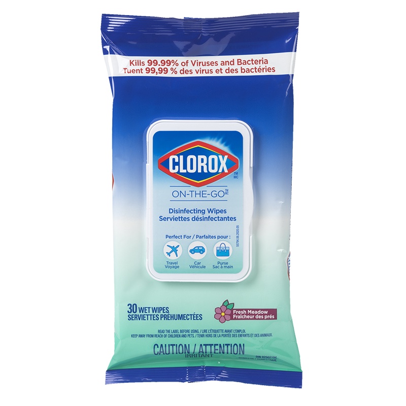 [Bill Canada] Khăn ướt khử khuẩn Clorox 30 tờ