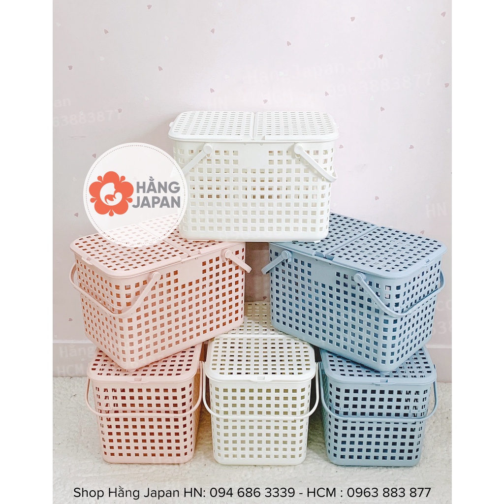 Làn nhựa INOCHI (46*31*32) siêu lớn đựng đồ đi sinh cho mẹ và bé xinh xắn