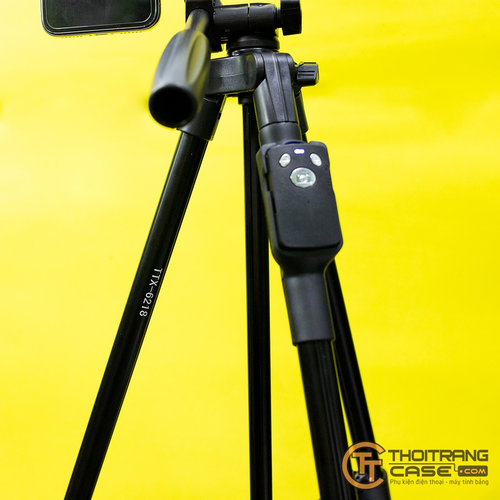 GẬY TRIPOD 6218 KÈM REMOTE chiều cao 125 cm ( 1 bộ )