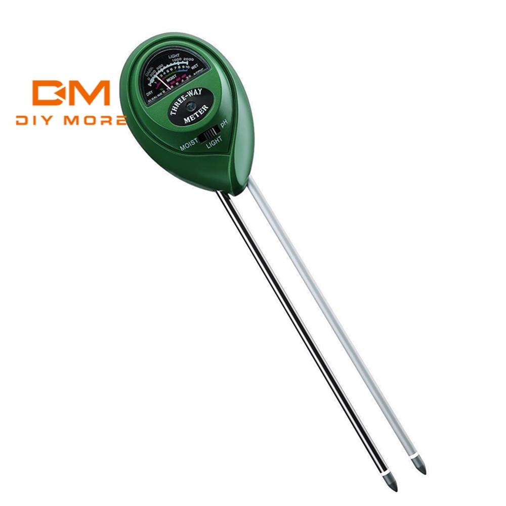 Thiết bị đo độ ẩm PH và ánh mặt trời DIYMORE 3 trong 1