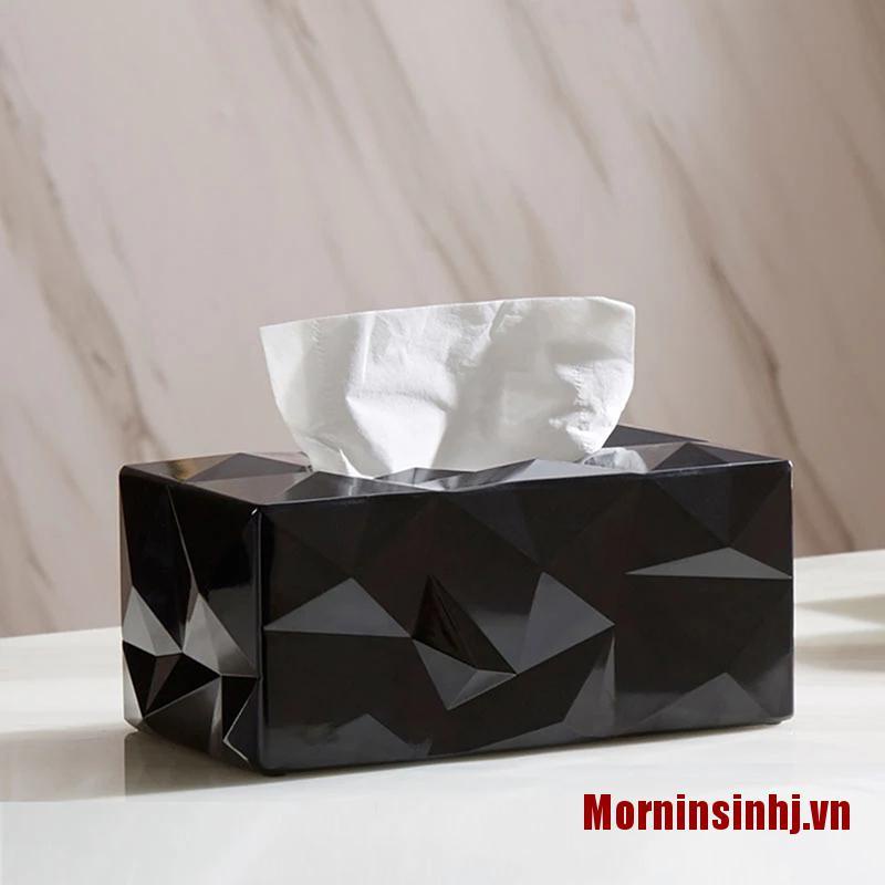 ✨Morninsinhj Home desktop remote control storage box tissue box creative home decoration