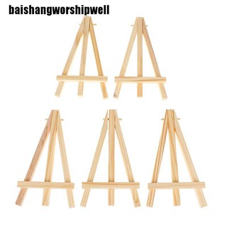 Set 5 Giá Đỡ Trưng Bày Thẻ Bằng Gỗ Mini Trang Trí Bàn Tiệc Cưới