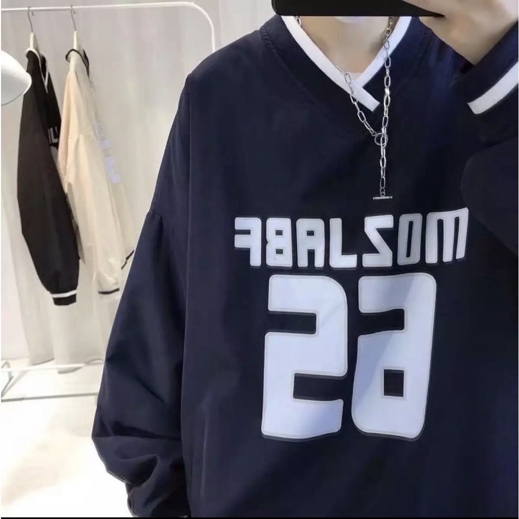 Áo hoodie Nam/Nữ form rộng không mũ phối họa tiết in chữ số 26 dáng unisex TP10