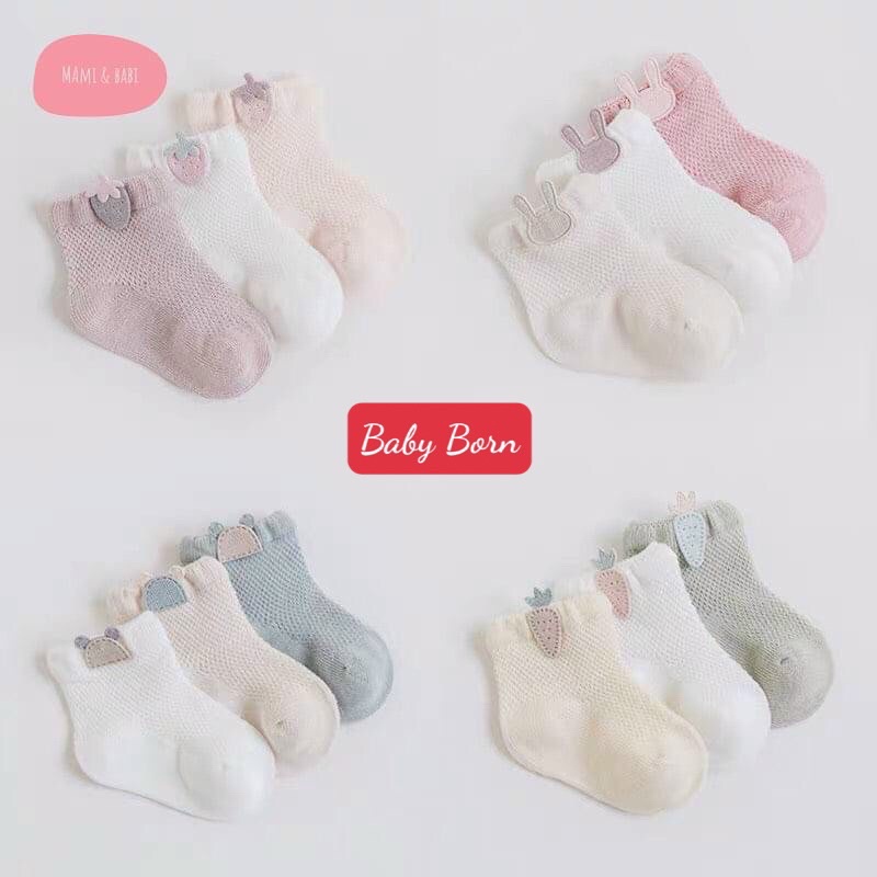 Tất/ lưới Mickey xuất Hàn, Tất lưới cho bé cao cấp họa tiết xinh xắn nhiều màu sắc cho bé từ sơ sinh