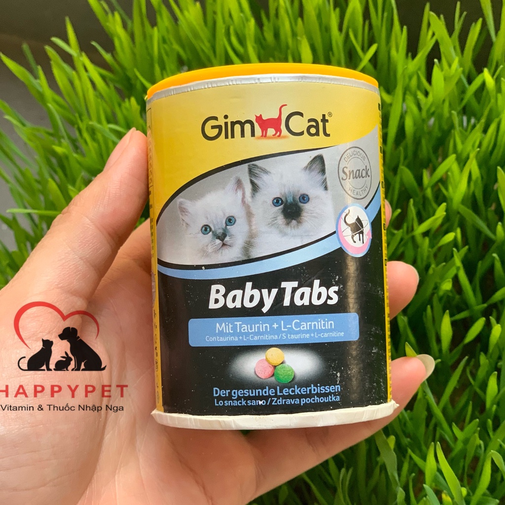 VITAMIN BABYTABS GIMCAT 85G - 240 VIÊN CHO MÈO CON NHẬP ĐỨC GIÁ CỰC RẺ