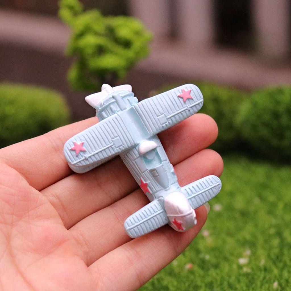 1 Mô Hình Xe Buýt Mini Trang Trí Sân Vườn