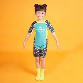 Đồ Bơi Trẻ Em Liền Thân Tay Ngắn Tropical Island