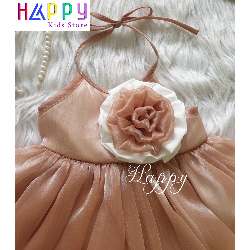 Đầm yếm bé gái Happy [Size 10-30kg] - 1G2098