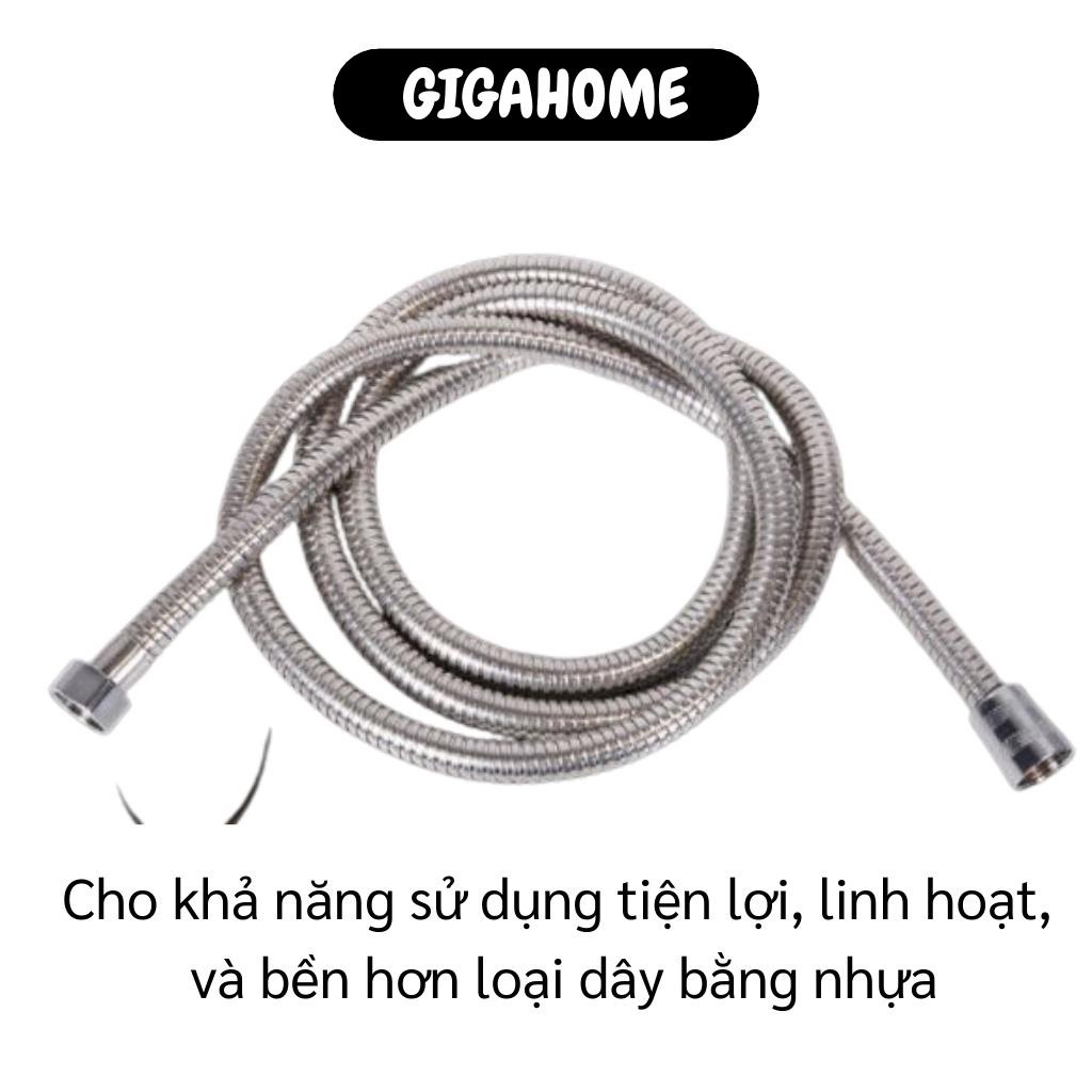 Dây Sen GIGAHOME Dây Cấp Nước Vòi Hoa Sen Thiết Kế 2 Đầu Đảo Ngược, Chống Rơi Ra  6049