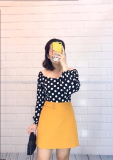 Chân váy lót quần dáng A