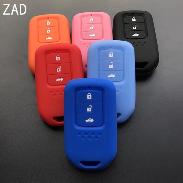 Bao Silicone bảo vệ khoá thông minh Smartkey  Honda CRV City Civic Arcord 3 nút