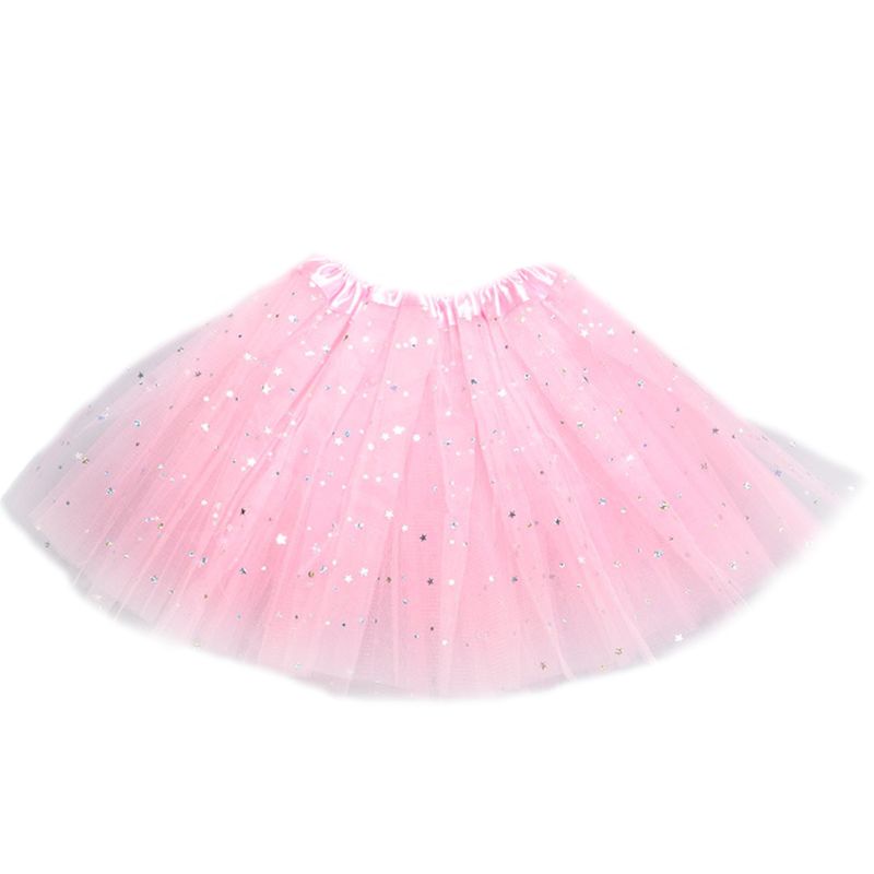 Chân Váy Tutu Nhiều Lớp Màu Sắc Lấp Lánh Dùng Để Múa Ba Lê Dành Cho Nữ