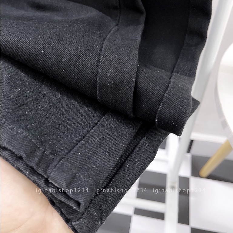 Quần Ống Rộng Suông Nữ Lưng Cao Vải Jeans Mã 5200 + 3200  (ẢNH THẬT) - Nabishop1234