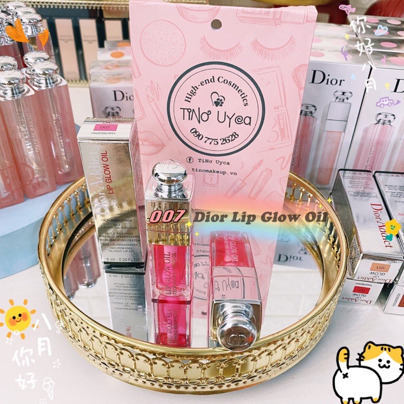 💋  SON DƯỠNG DIOR LIP GLOW OIL FULLBOX/UNBOX 001,004,007,012,015,000