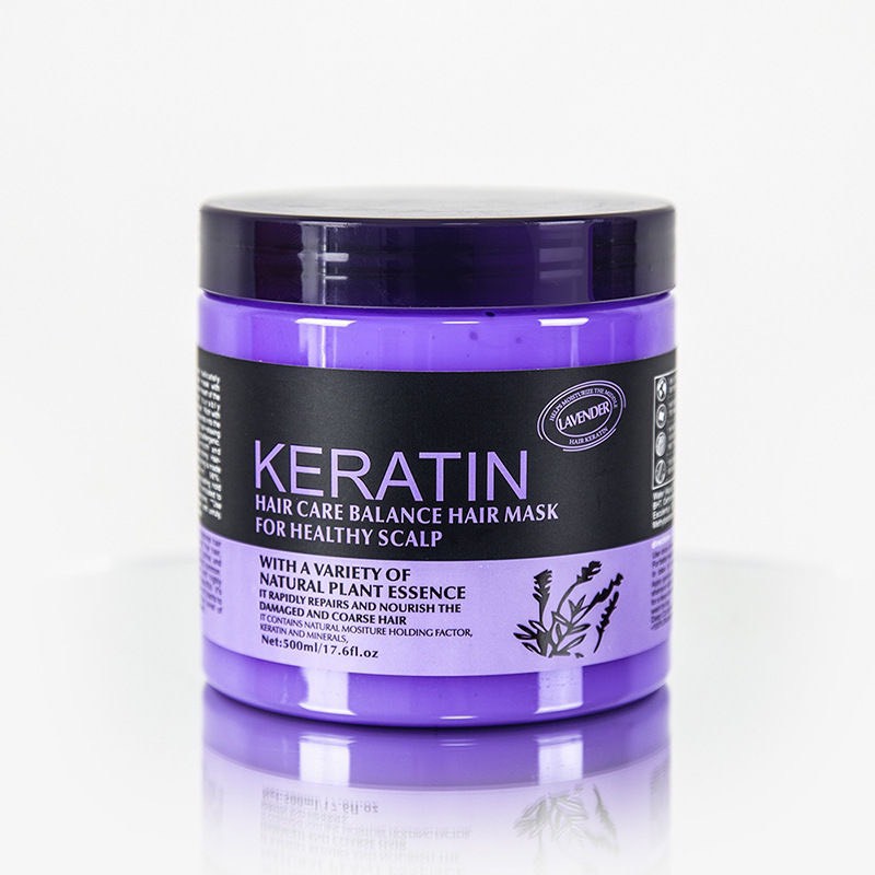 Kem Ủ Tóc KERATIN COLLAGEN 1000ML LAVENDER BRAZIL NUT - Ủ Hấp Tóc Cung Cấp Dưỡng Chất KERATIN