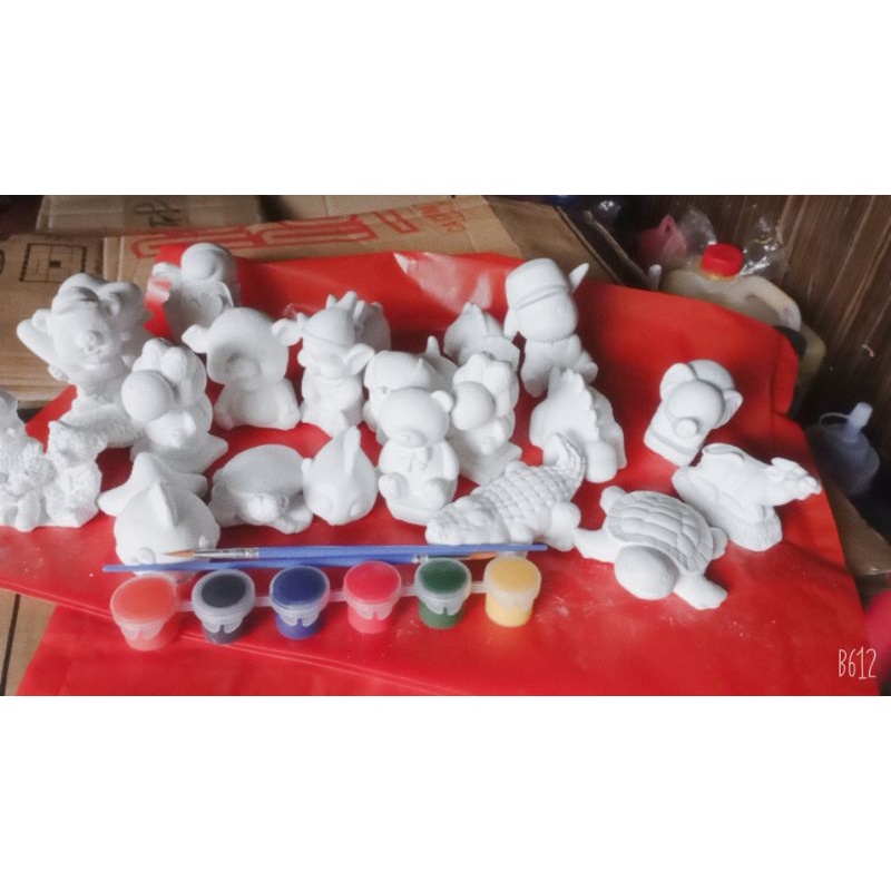 10 tượng tô màu 5cm 6cm