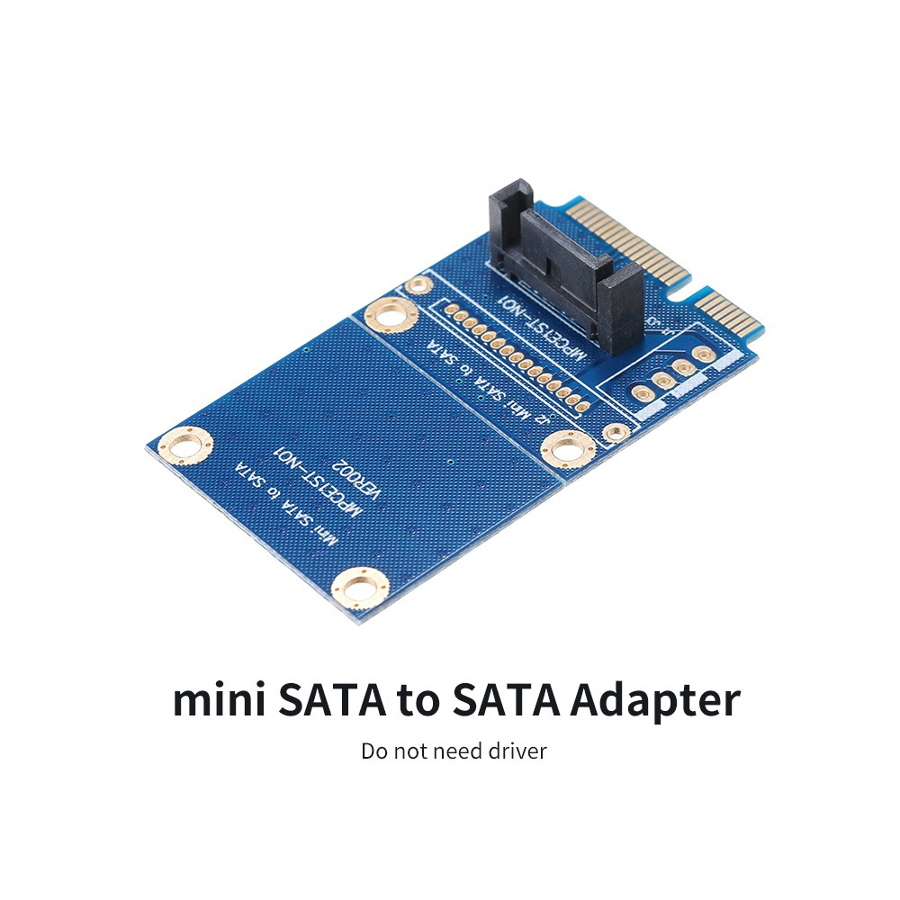 Bộ chuyển đổi SATA mini sang SATA 7pin chuyên dụng cho ổ cứng HDD PCIE SSD