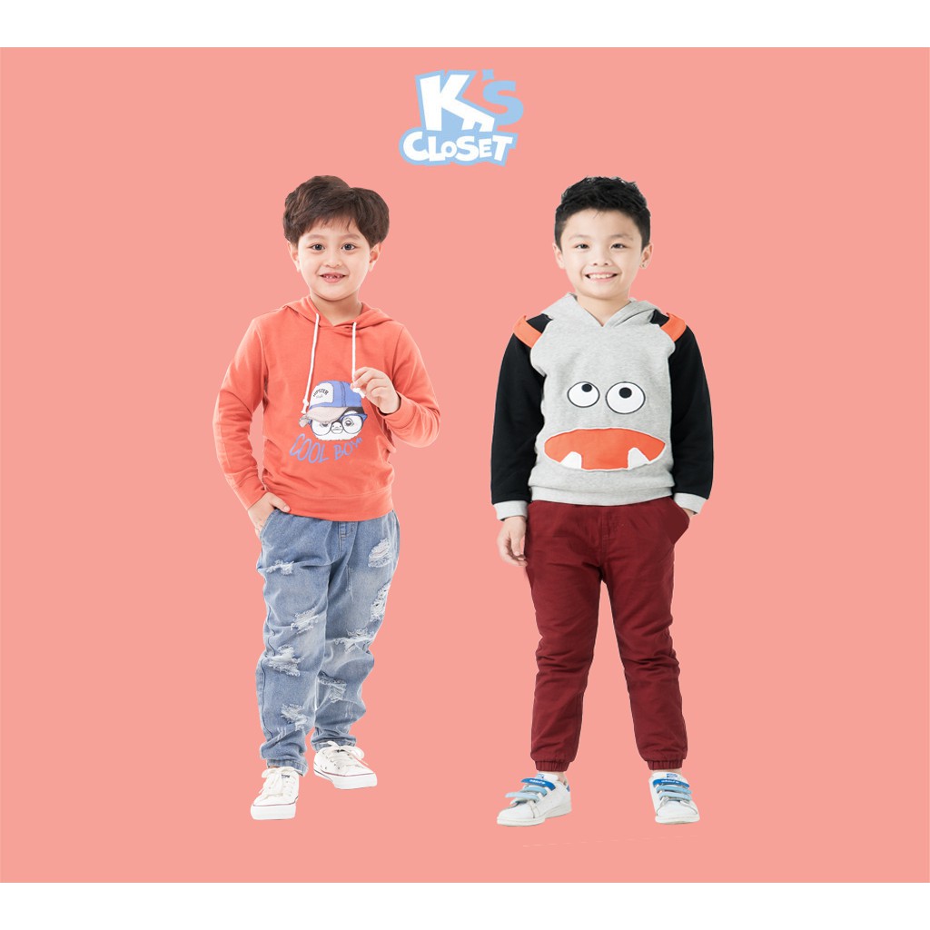 Áo Hoodie Thêu Hình Bé Trai (3-9 Tuổi) K's Closet E090TEF / K339EIF TM