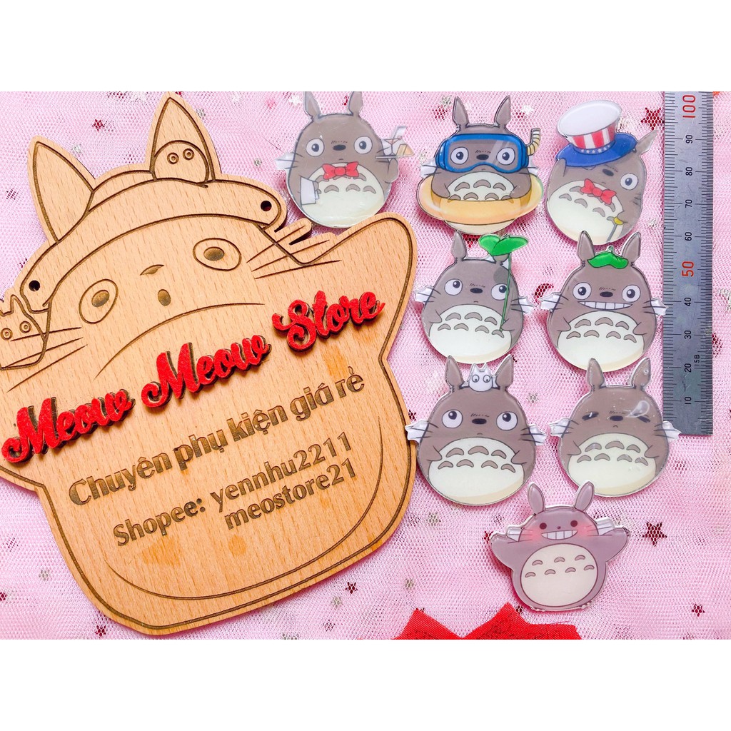 ❣️Có Ảnh+Video thật❣️ ĐƯỢC CHỌN MẪU- Pin Cài Áo,Balo TOTORO❣️