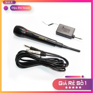 Micro không dây hát karaoke, mic có & không dây 2 trong 1 mẫu mới nhất