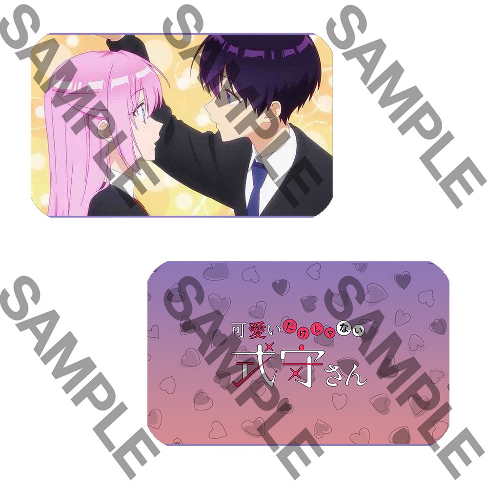 Ảnh card bo góc in hình SHIKIMORI-SAN CỦA TÔI KHÔNG CHỈ DỄ THƯƠNG thẻ bo viền 5*8cm anime chibi