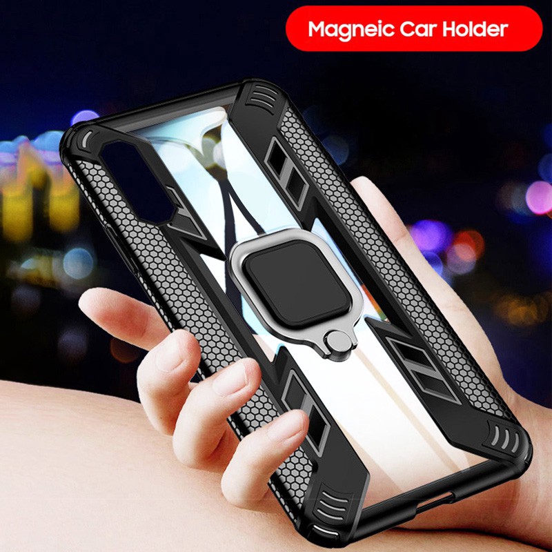 Ốp Điện Thoại Trong Suốt Chống Sốc Có Vòng Nhẫn Giá Đỡ Cho Samsung A50s A30s A50 S10 Lite Note 10 Lite A20 A30