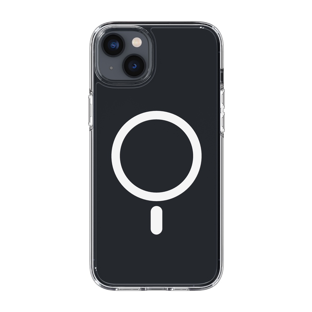 Ốp lưng Spigen Crystal Hybrid Magfit cho iPhone 14/14 Plus/ 14 Pro/14 Pro Max- Thiết kế trong suốt, hỗ trợ sạc không dây