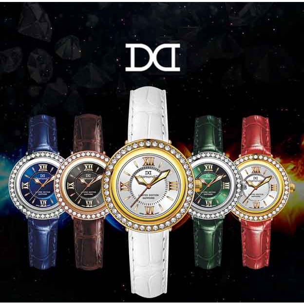 Đồng hồ nữ Diamond D Ngũ Hành - Kính Sapphire - Máy pin