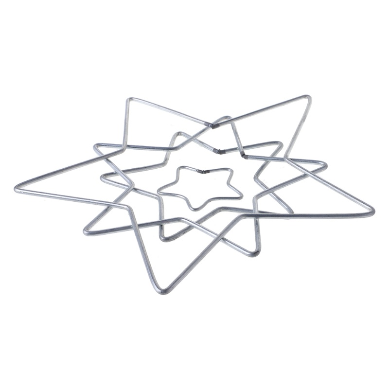 Vòng Nhẫn Kim Loại Macrame Hình Ngôi Sao Trang Trí Lễ Tình Nhân