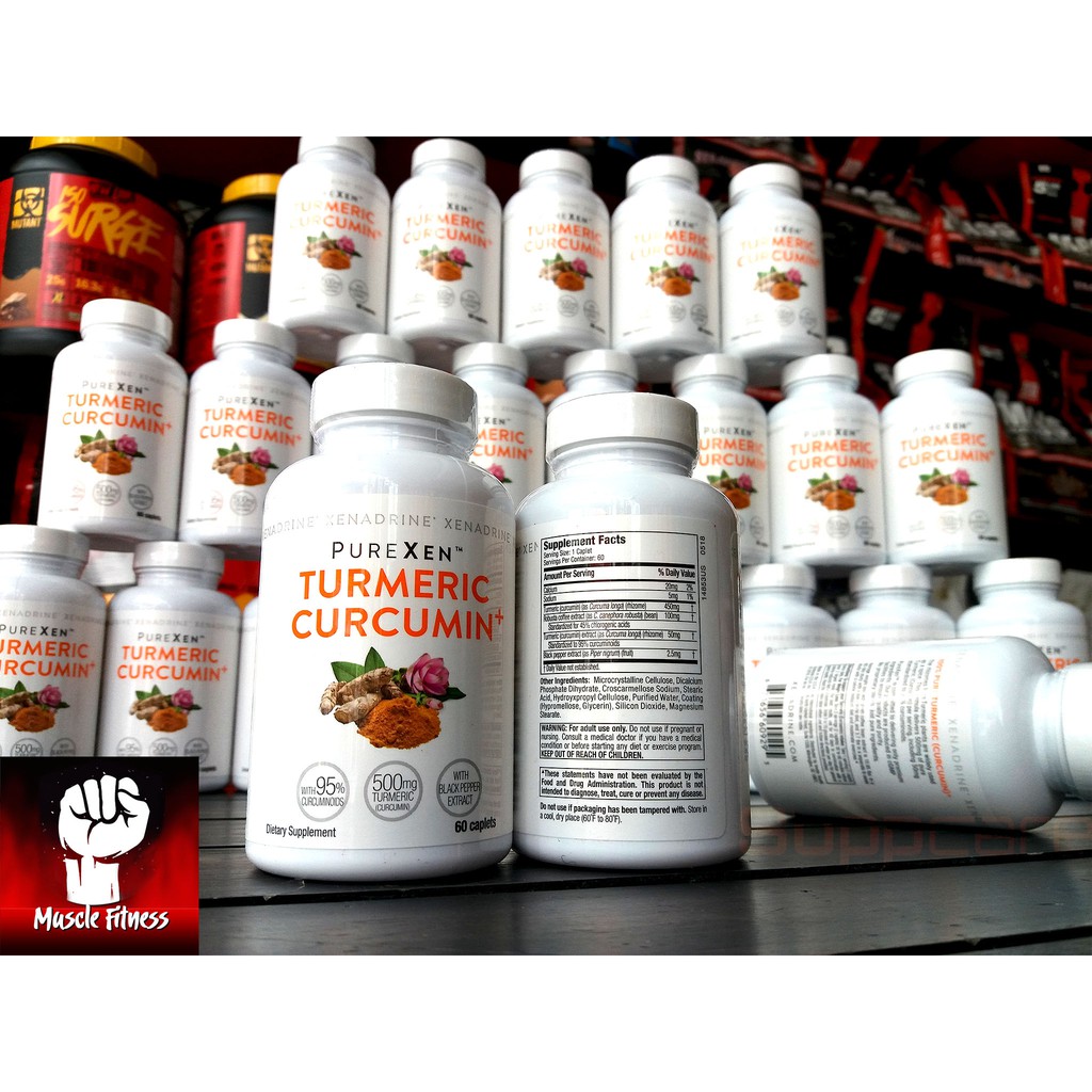 Xenadrine PureXen Turmeric Curcumin - Viên Uống Nghệ Cao Cấp (60 Viên) - Chính Hãng