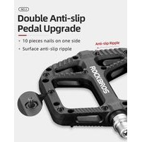 Pedal Xe Đạp  ROCKBROS 12A/12C Siêu Nhẹ Bề Mặt Chống Trượt 2 Vòng Bi Kín Chịu Lực  Dành Cho Xe MTB