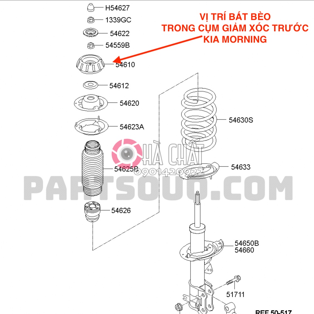 Bát Bèo Giảm Xóc Trước KIA MORNING 🚘 Nhập Khẩu Chính Hãng HÀN QUỐC 🎯 Bảo hành 100% là hàng chính hãng