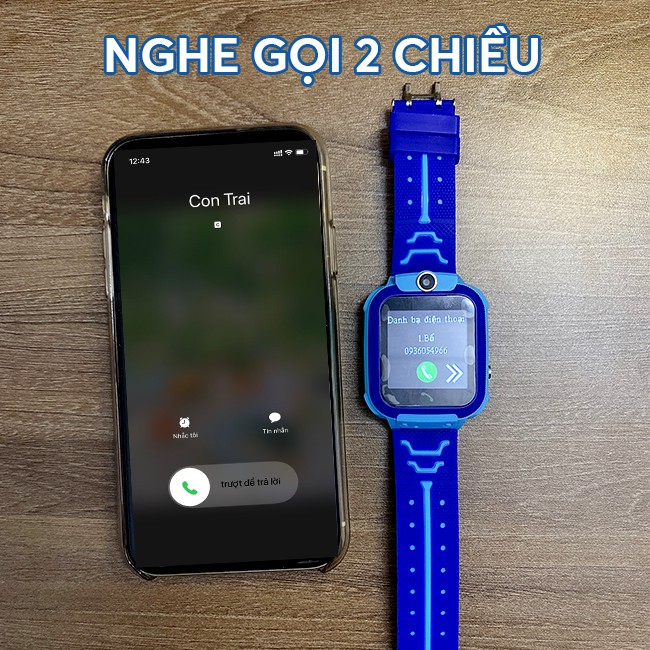 Đồng hồ thông minh trẻ em Q12 nghe gọi giá rẻ chính hãng Wonlex [Phiên bản màu Hồng Tiếng Việt]