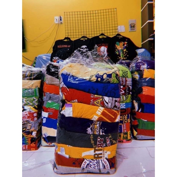 Áo phông Mỹ 2hand unisex, áo thun cotton