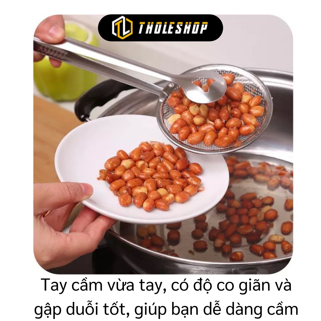 Dụng Cụ Gắp Đồ Chiên - Vợt Lưới Bằng Thép Không Gỉ Giúp Ráo Dầu Tiện Lợi 5744