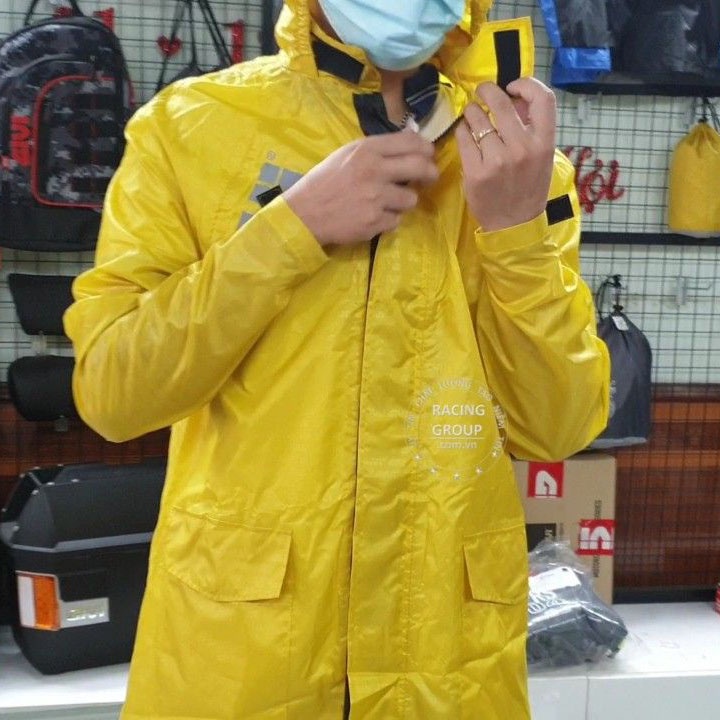 Áo mưa Givi GCO01 G-COAT phản quang chính hãng, áo đi mưa Givi chống thấm nước mưa cao cấp - Bảo Hành 12 Tháng