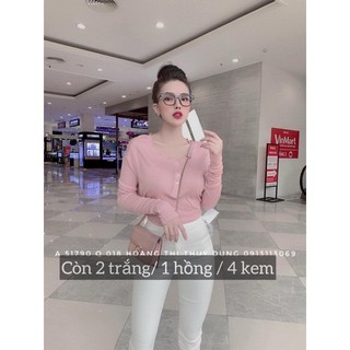 Áo Thun Giấy Dài Tay Cúc ngực