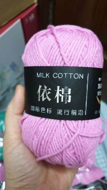 (sẵn giao) Len milk cotton (nhận order) NoBrand